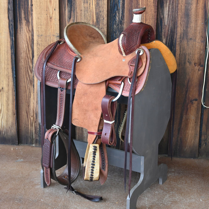 13.5" USED TESKEY'S ASSOCIATION RANCH SADDLE