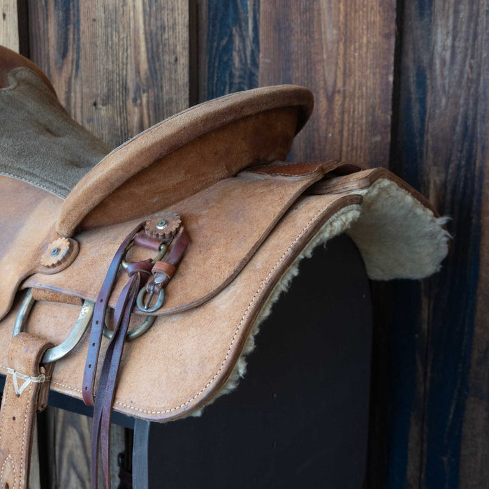15.5" USED SEVERE BROTHERS RANCH SADDLE