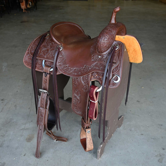 15.5" JEFF SMITH BEAU GALYEAN CUTTING SADDLE