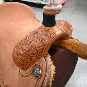 15.5" PATRICK SMITH ROPING SADDLE