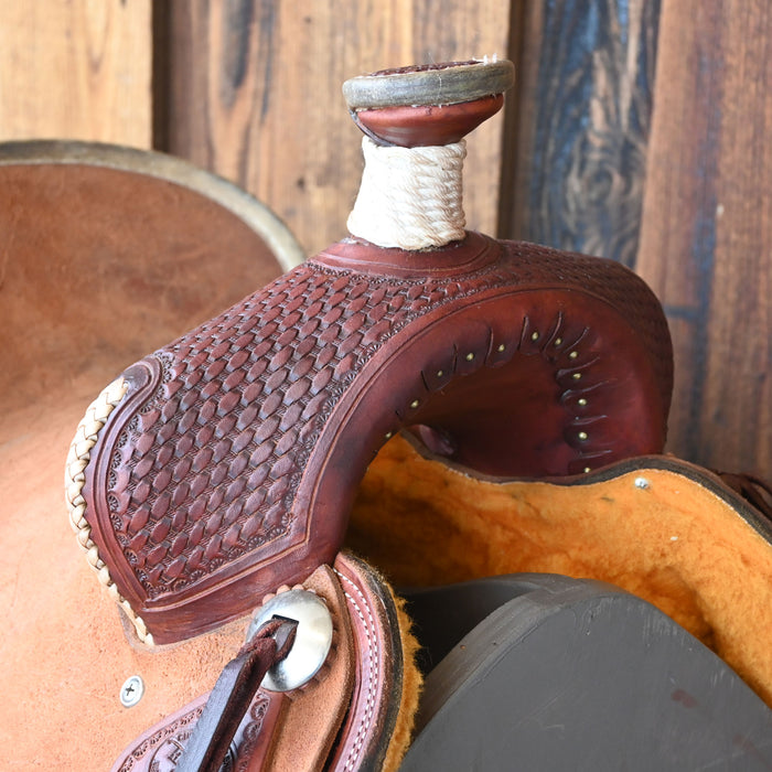 13.5" USED TESKEY'S ASSOCIATION RANCH SADDLE