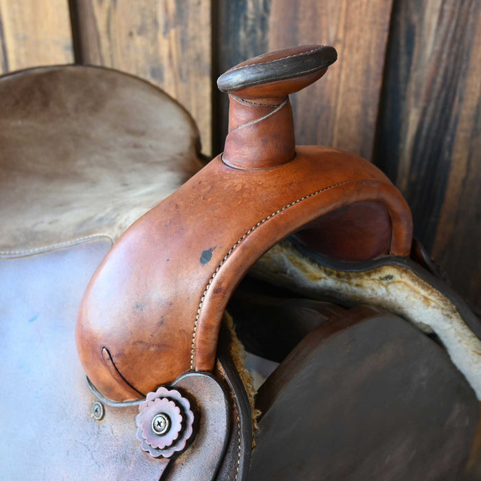 15" USED BIG HORN TRAIL SADDLE