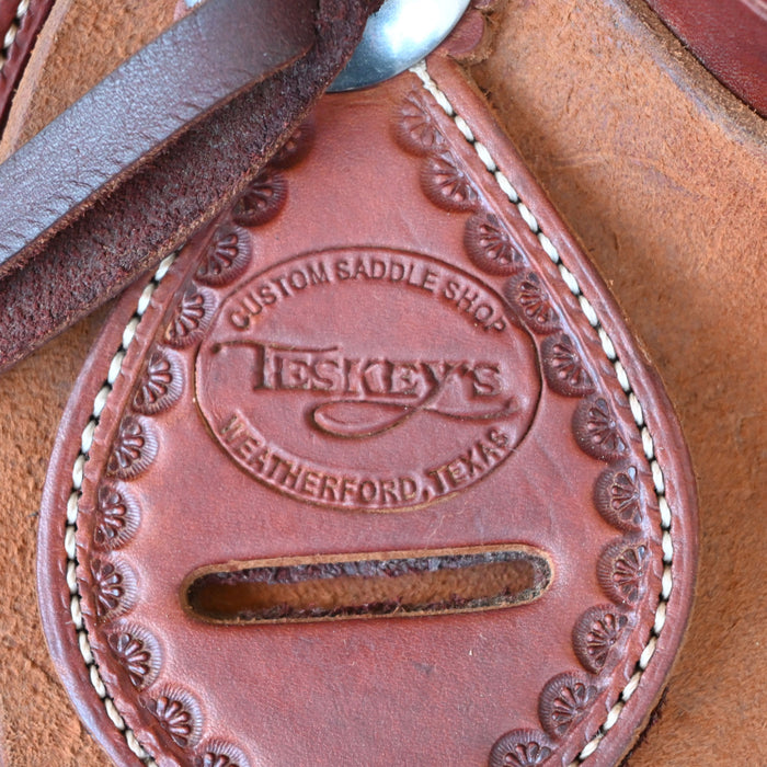 13.5" USED TESKEY'S ASSOCIATION RANCH SADDLE