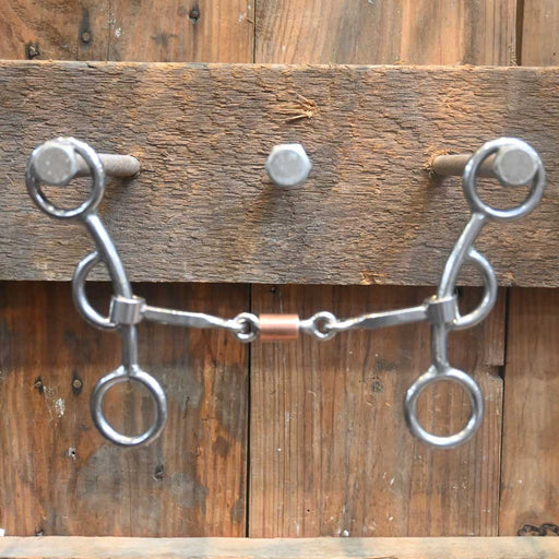Schoneberg Short Shank Square 3-Piece Dogbone with Copper Roller Bit Tack - Bits Schoneberg