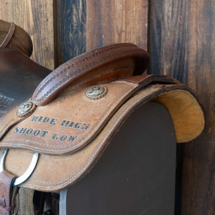 15" USED COATS TEAM ROPING SADDLE