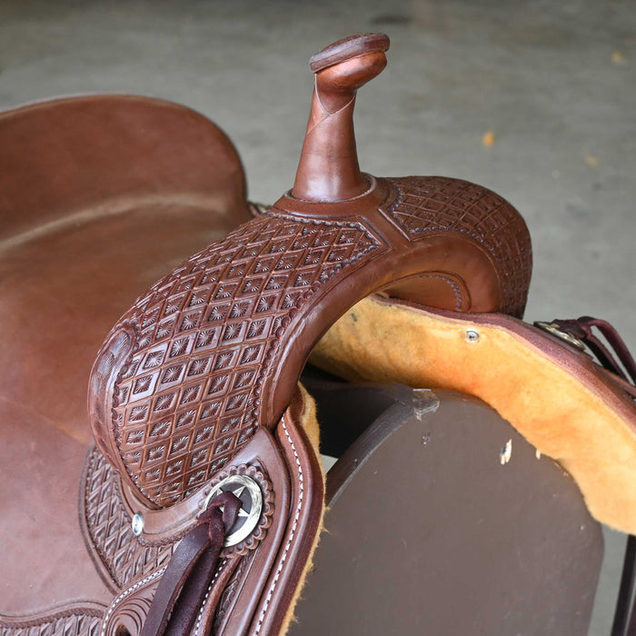 16.5" JEFF SMITH BUSTER WELCH CUTTING SADDLE