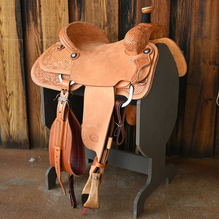 14.5" TESKEY'S TEAM ROPING SADDLE