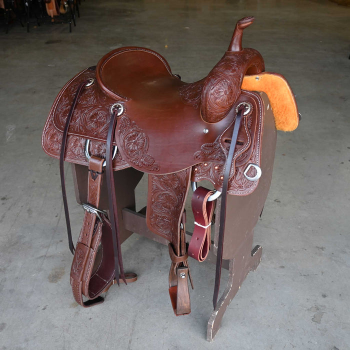 15.5" JEFF SMITH BEAU GALYEAN CUTTING SADDLE