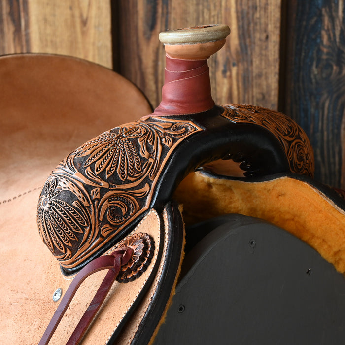 14" PATRICK SMITH TEAM ROPING SADDLE