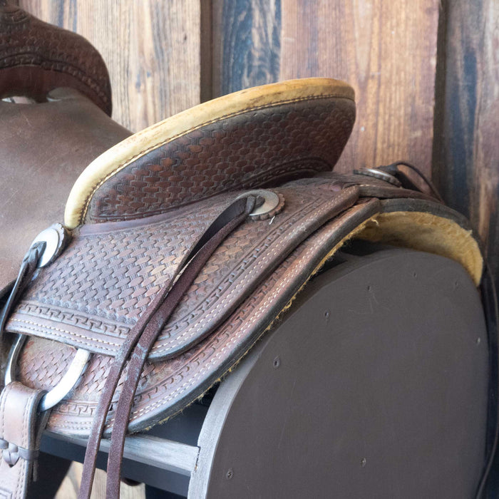 13" USED TESKEY'S JR RANCH ASSOCIATION SADDLE