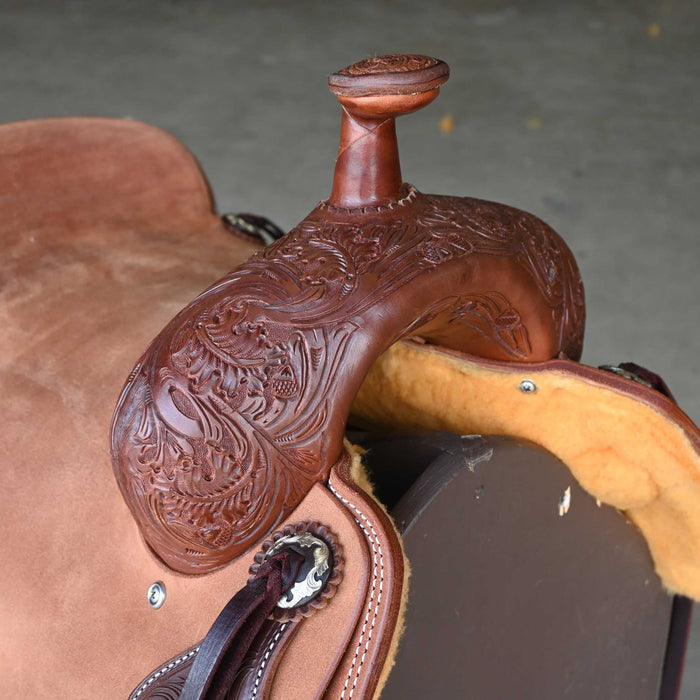 16" JEFF SMITH BUSTER WELCH RANCH CUTTER SADDLE Saddles - New Jeff Smith
