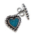 Mini Turquoise Heart Stud Earrings WOMEN - Accessories - Jewelry - Earrings Sunwest Silver