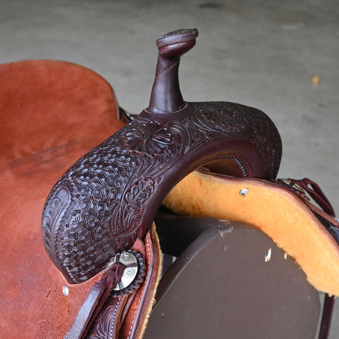 16.5" JEFF SMITH BUSTER WELCH CUTTING SADDLE