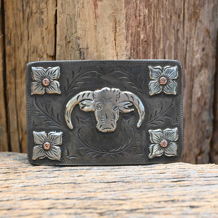 Will Daniel Bull Belt Buckle