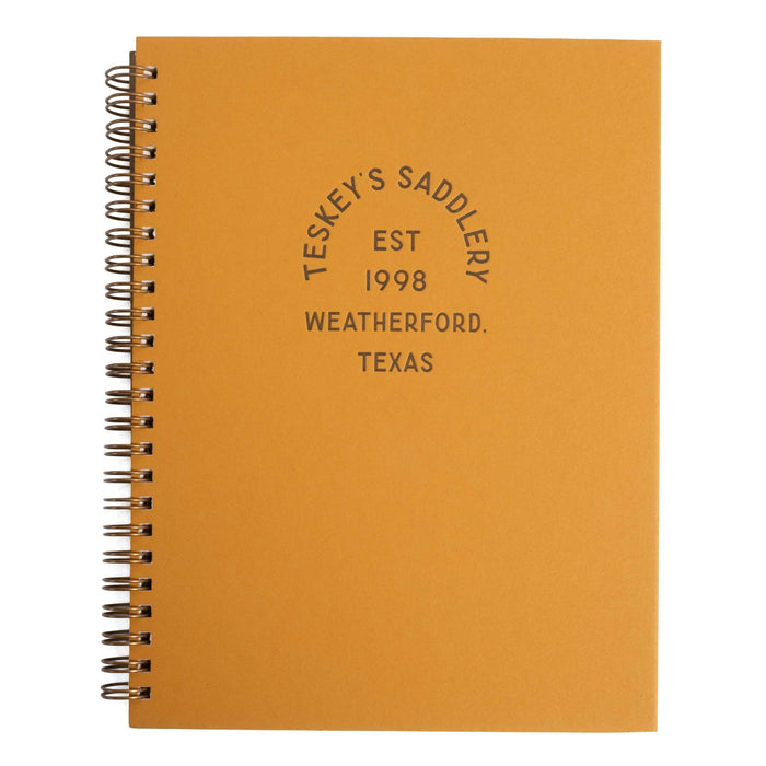 Teskey's Lined Saffron Notebook