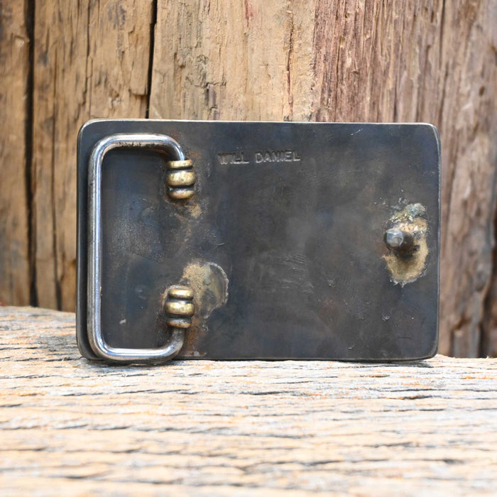 Will Daniel Bull Belt Buckle