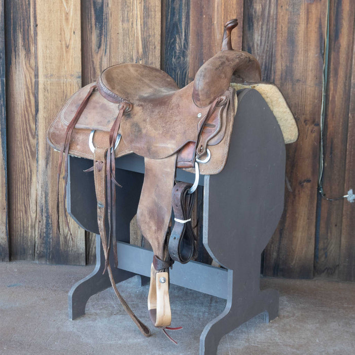 15.5" USED JEFF SMITH CUTTING SADDLE