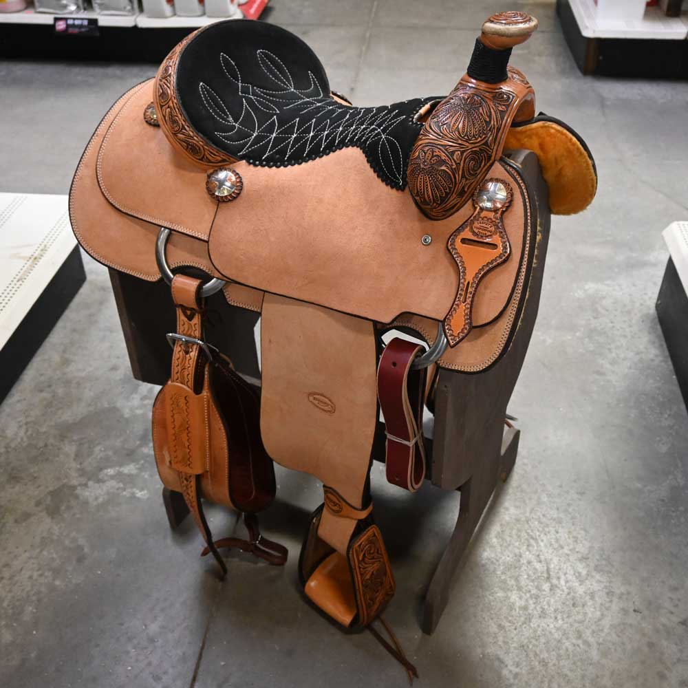 15.5" TESKEY'S ROPING SADDLE Saddles Teskey's Saddlery