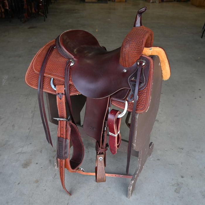 15.5" JEFF SMITH BUSTER WELCH CUTTING SADDLE
