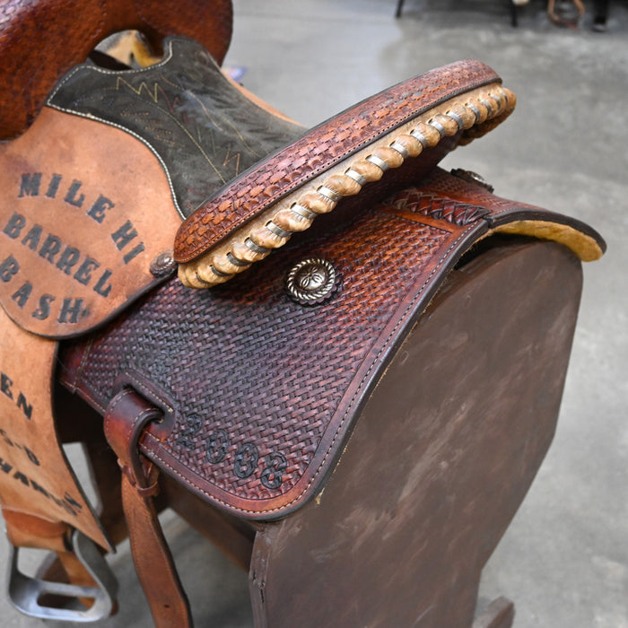 14" USED CORRIENTE BARREL SADDLE Saddles - Used Corriente