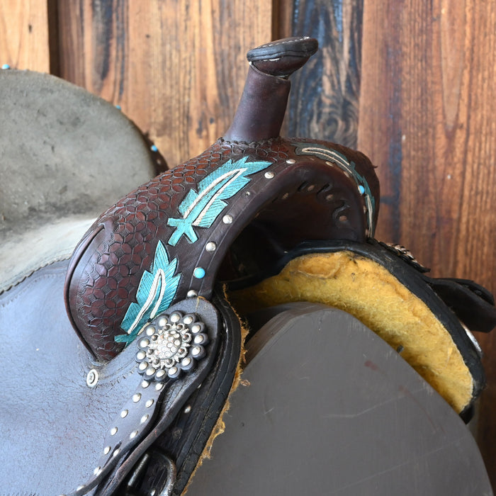 16" USED DOUBLE T BARREL SADDLE