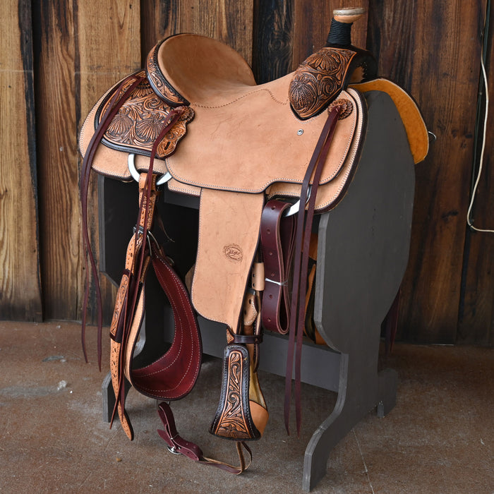 14.5" PATRICK SMITH TEAM ROPING SADDLE