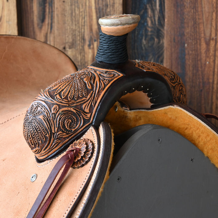 14.5" PATRICK SMITH TEAM ROPING SADDLE
