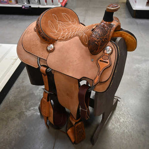 14" TESKEY'S ROPING SADDLE