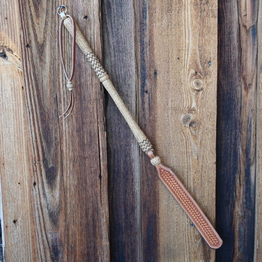 Randy Roberts Handmade 26 1/2" Quirt w/Popper 959 Tack - Whips, Crops & Quirts Randy Roberts