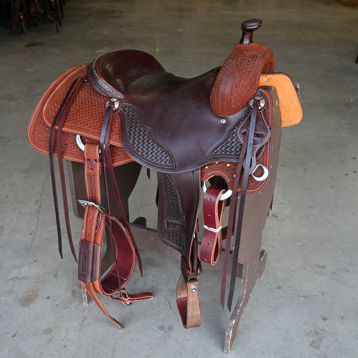 16" JEFF SMITH COW HORSE SADDLE