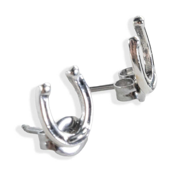 Mini Horseshoe Stud Earrings WOMEN - Accessories - Jewelry - Earrings Sunwest Silver