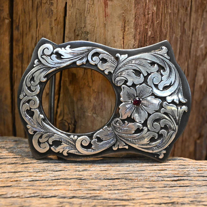 Tittor Silver Mounted Belt Buckle