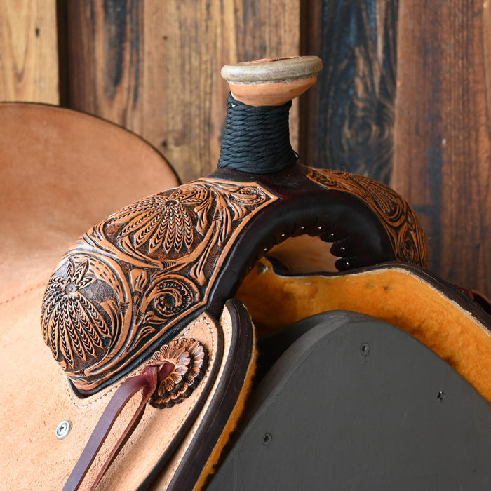 15" PATRICK SMITH TEAM ROPING SADDLE