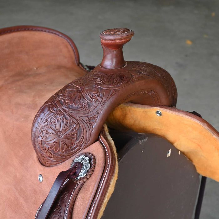 16" JEFF SMITH COW HORSE SADDLE Saddles - New Jeff Smith