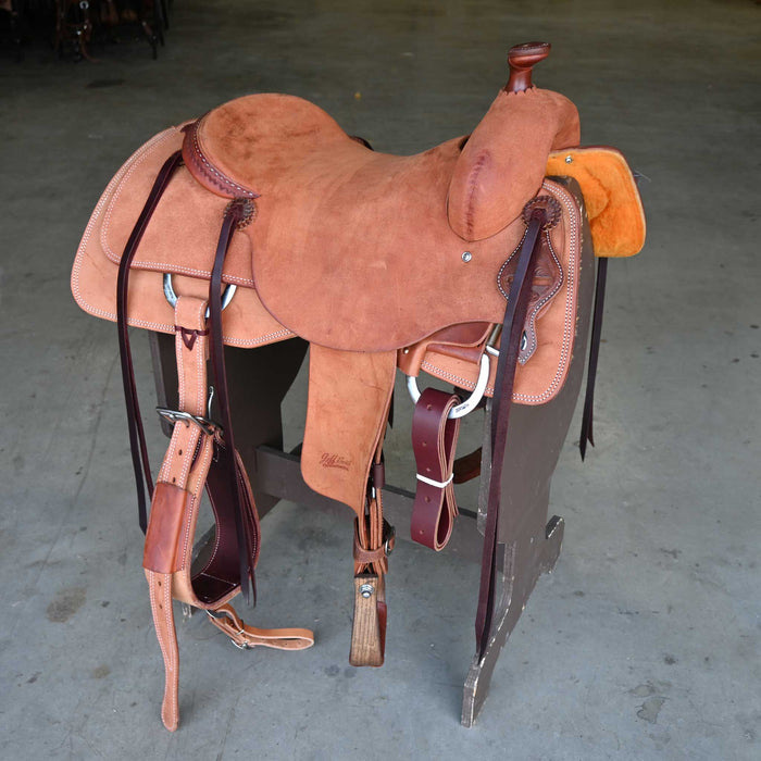 16.5" JEFF SMITH COW HORSE SADDLE