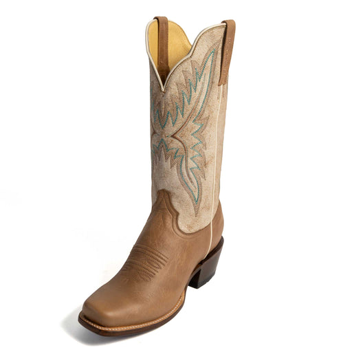 Roper Women's Cutter Toe Burnish Tan Leather Western Boot WOMEN - Footwear - Boots - Western Boots Roper Apparel & Footwear