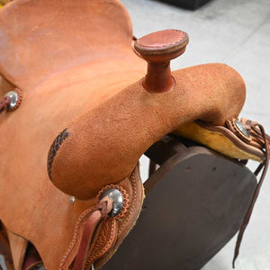 15.5" USED TESKEY'S STRIP DOWN RANCH SADDLE Saddles TESKEY'S SADDLERY LLC   
