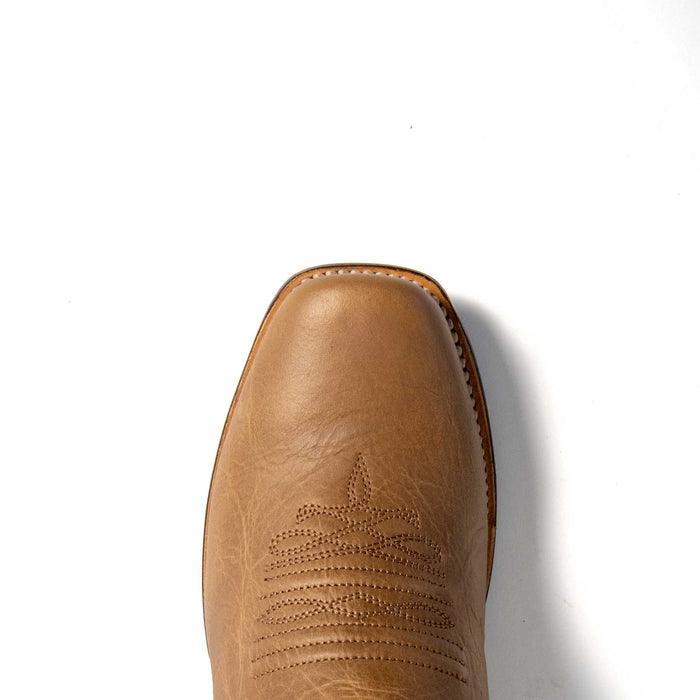 Roper Women's Cutter Toe Burnish Tan Leather Western Boot WOMEN - Footwear - Boots - Western Boots Roper Apparel & Footwear