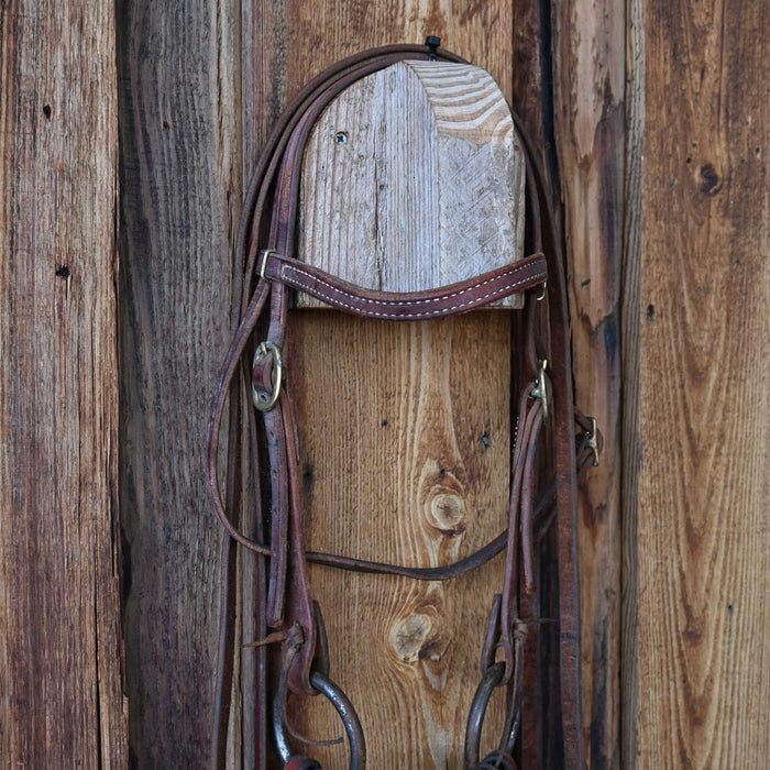 O-Ring Twisted Wire Snaffle Bridle Rig w/Browband Headstall