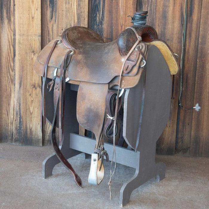 15" USED CACTUS RANCH SADDLE Saddles - Used CACTUS SADDLERY