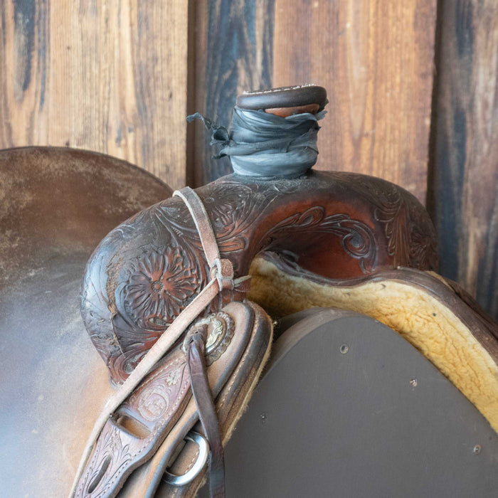 15" USED CACTUS RANCH SADDLE Saddles - Used CACTUS SADDLERY