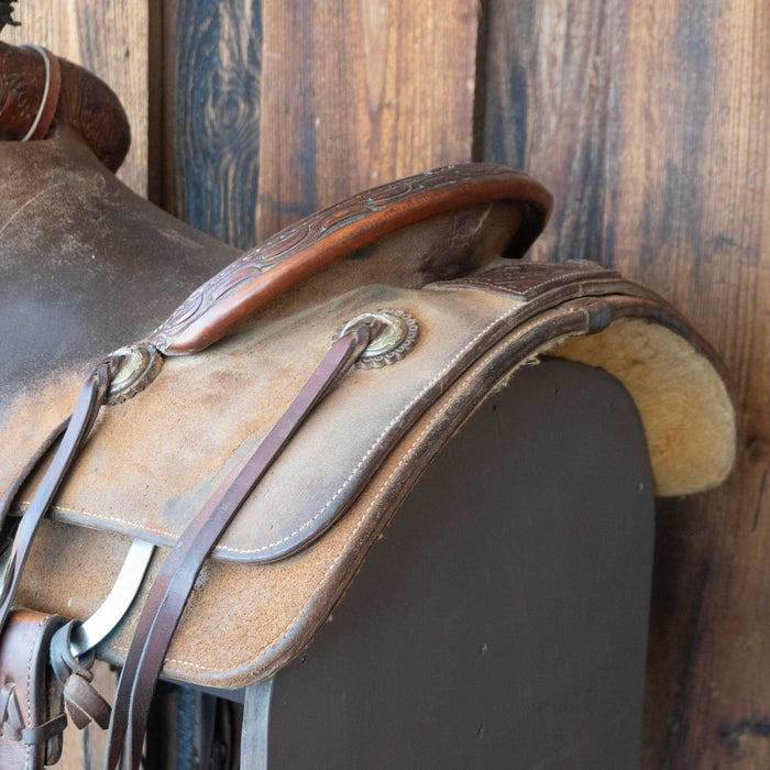 15" USED CACTUS RANCH SADDLE Saddles - Used CACTUS SADDLERY