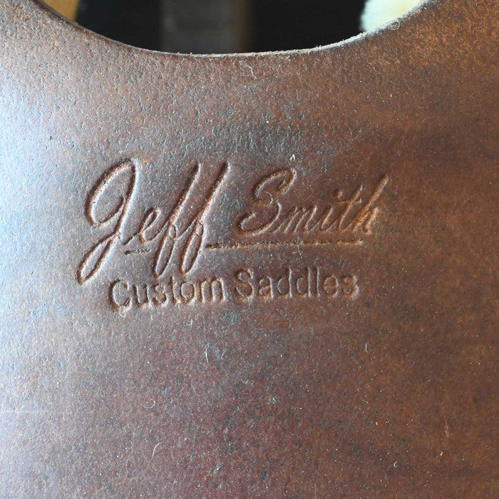 16.5" USED JEFF SMITH RANCH CUTTING SADDLE