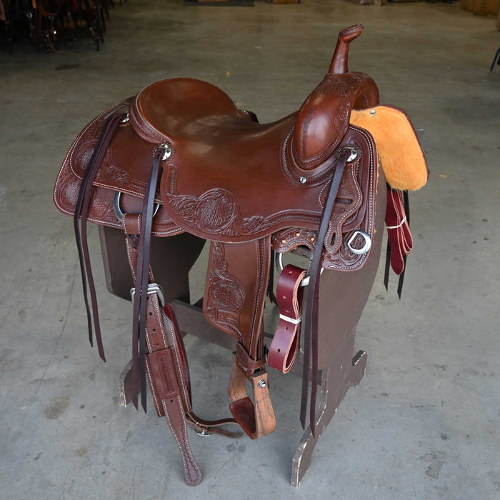 16.5" JEFF SMITH BEAU GALYEAN CUTTING SADDLE