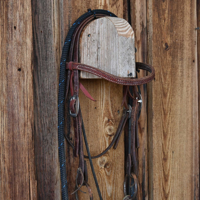 O-Ring Twisted Wire Snaffle Bridle Rig w/Browband Headstall