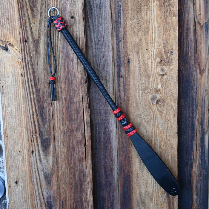 Dillon Lynch Handmade Braided Nylon 25 1/2" Quirt w/ Leather Popper 964