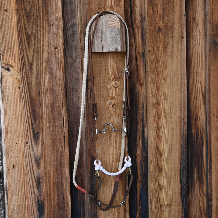 Classic Equine Twisted Wire Loose Port Bridle Rig w/Split Ear Headstall