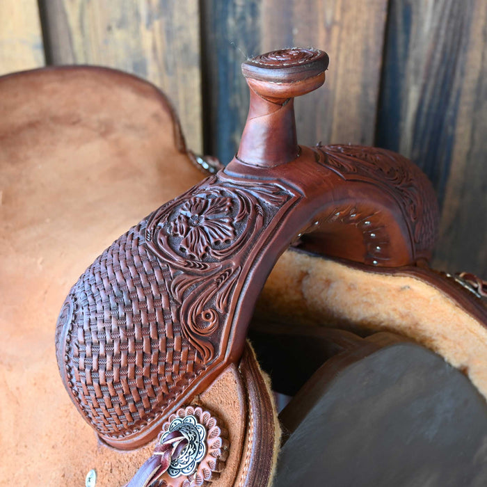 16.5" DEMO TESKEY'S RANCH CUTTING SADDLE