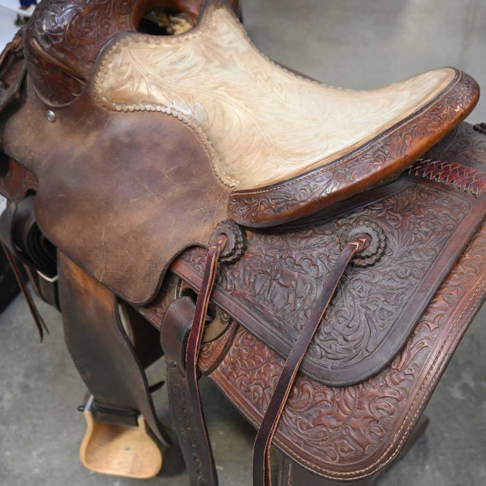 15" USED BOB MARRS RANCH SADDLE Saddles - Used Bob Marrs