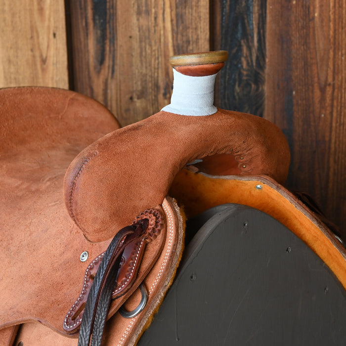 14" TESKEY'S STRIP DOWN RANCH SADDLE